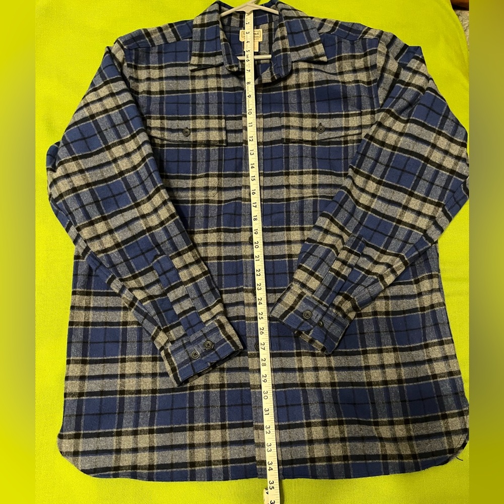 Vintage L.L. Bean flannel shirt jacket